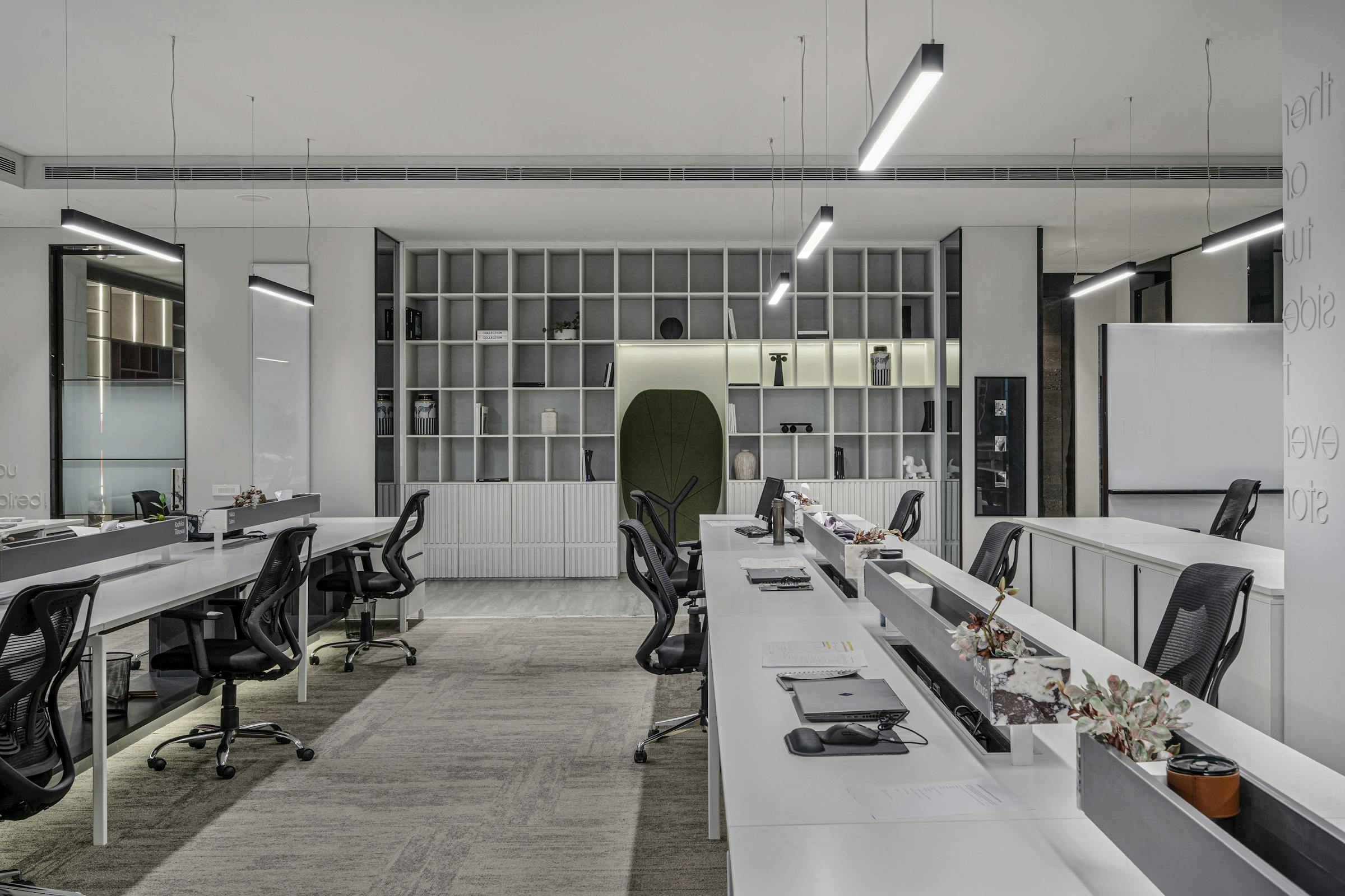 Clean modern commercial office space